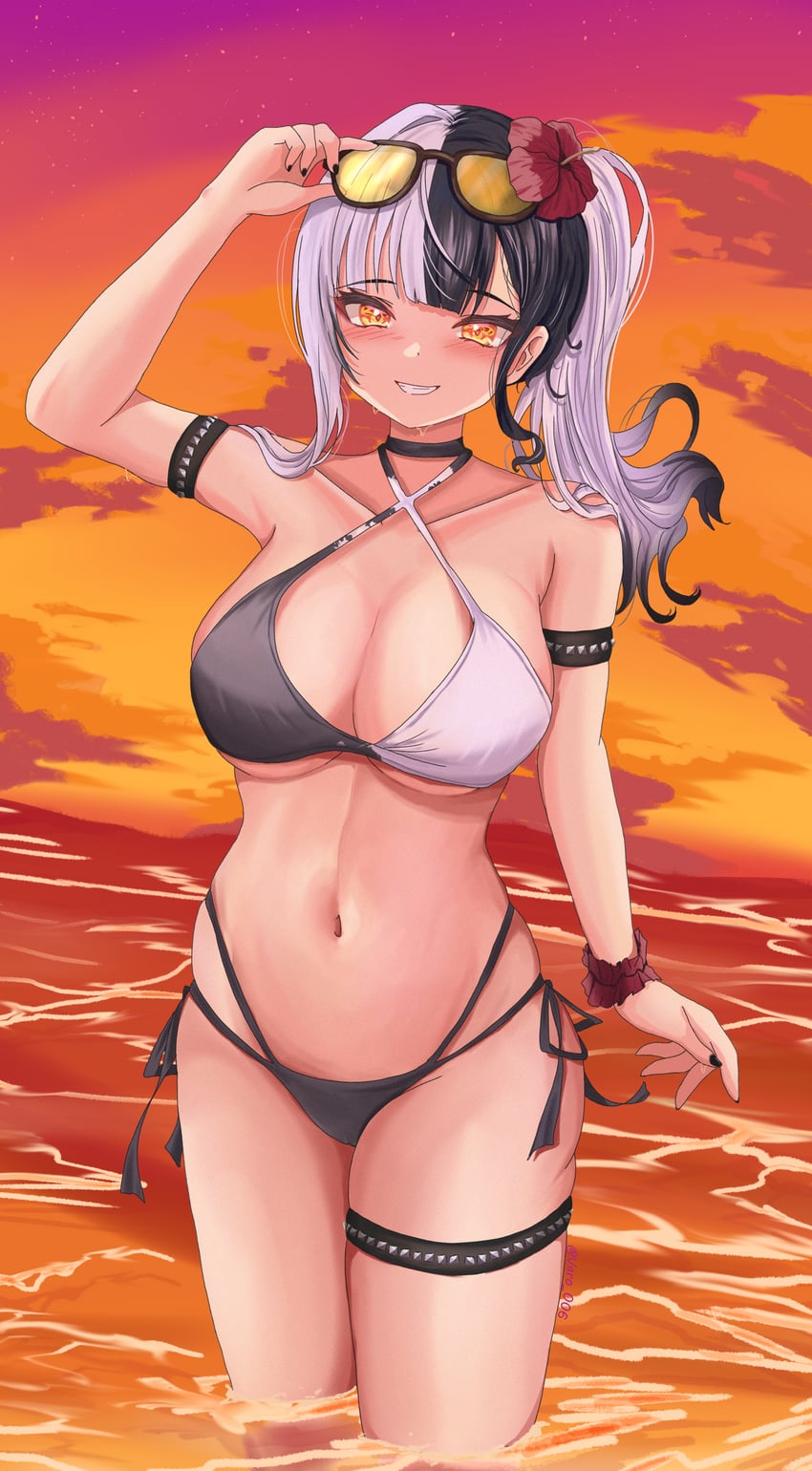 shiori novella (hololive and 1 more) drawn by varo_006