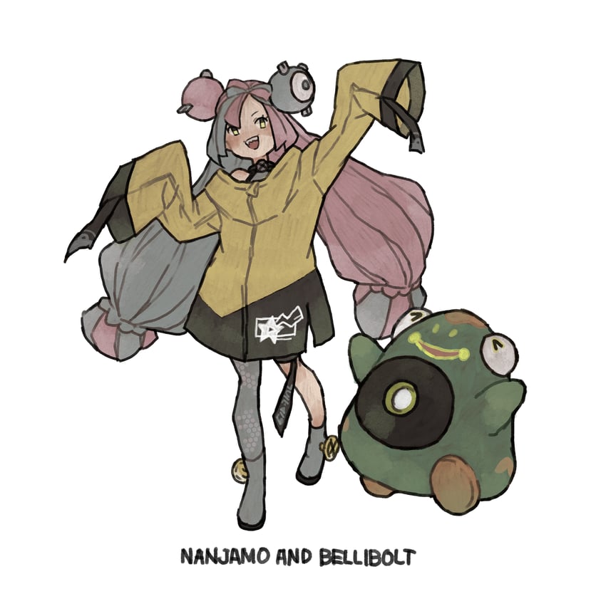 iono and bellibolt (pokemon and 1 more) drawn by ichi_kawa_ichi