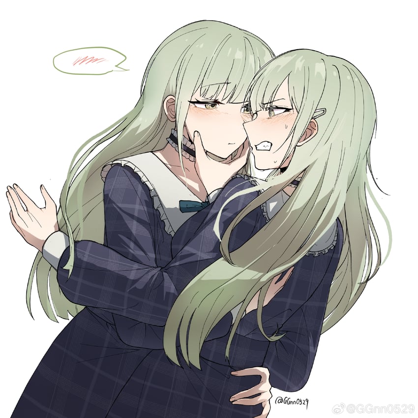 wakaba mutsumi and mortis (bang dream! and 1 more) drawn by guagua977