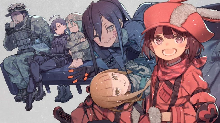 llenn, fukaziroh, pitohui, m, shirley, and 1 more (sword art online and 1 more) drawn by kuroboshi_kouhaku
