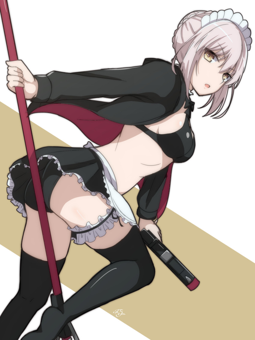 artoria pendragon and saber alter (fate and 1 more) drawn by ramchi