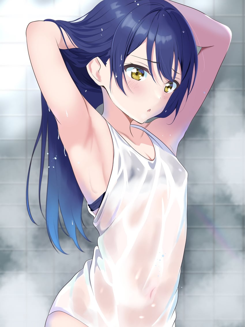 sonoda umi (love live! and 1 more) drawn by borgbutler