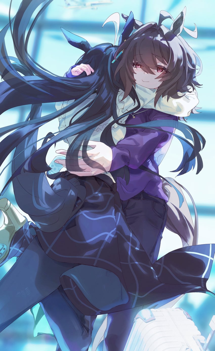 agnes tachyon and manhattan cafe (umamusume) drawn by kumano_iroha