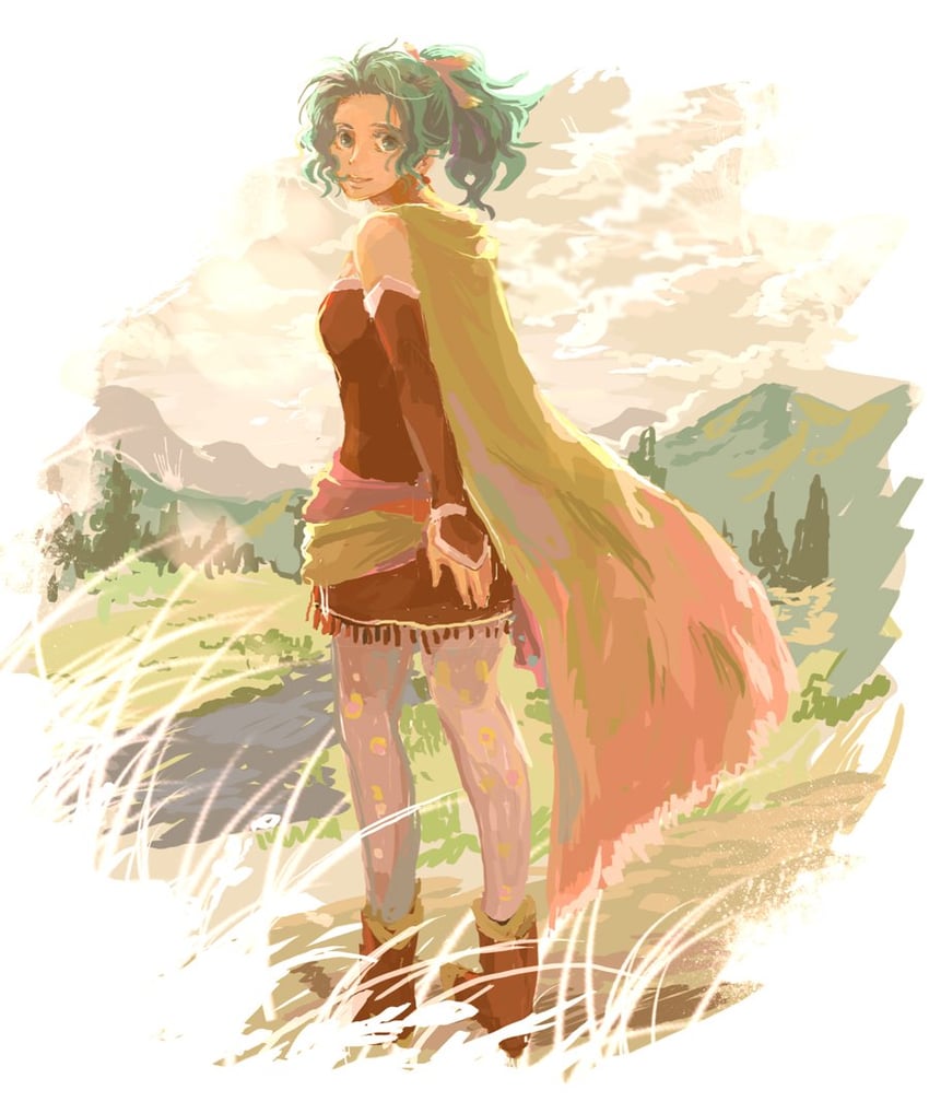 terra branford (final fantasy and 1 more) drawn by uedymummy0921