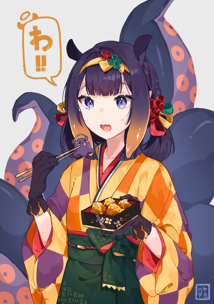 ninomae ina'nis and takodachi (hololive and 1 more) drawn by hayate_fish