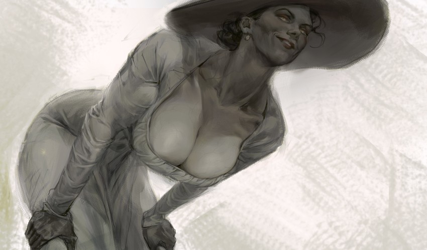 alcina dimitrescu (resident evil and 1 more) drawn by vale_lacroix