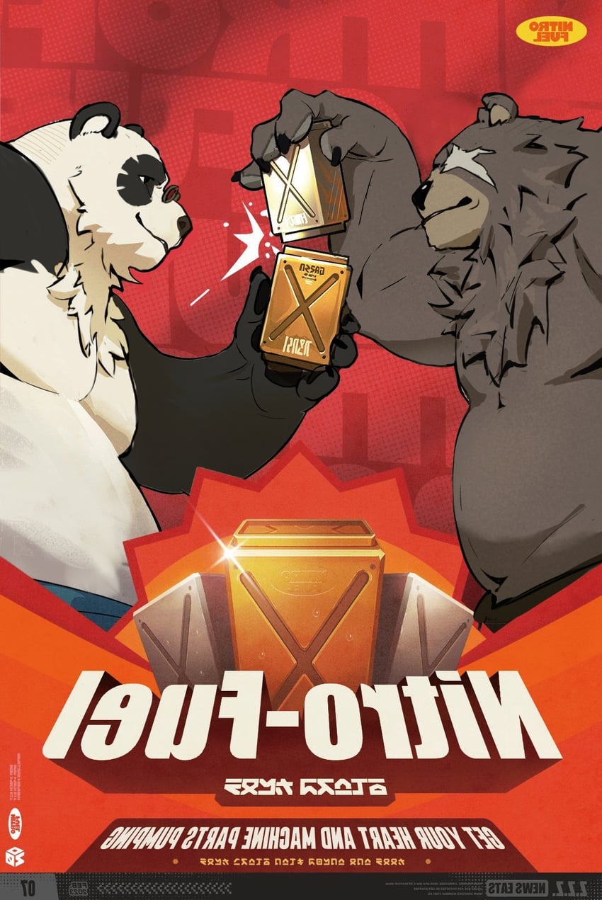 ben bigger and pan yinhu (zenless zone zero) drawn by totemmo
