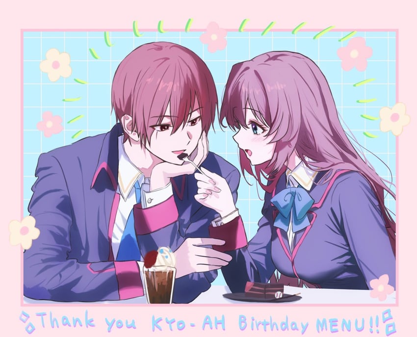 natsume kyousuke and a-chan (little busters!) drawn by miiizuno_lbs
