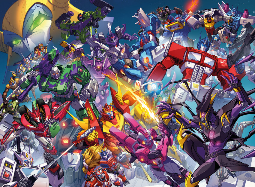 optimus prime, megatron, starscream, arcee, soundwave, and 22 more (transformers and 9 more) drawn by alex_milne and dyemooch