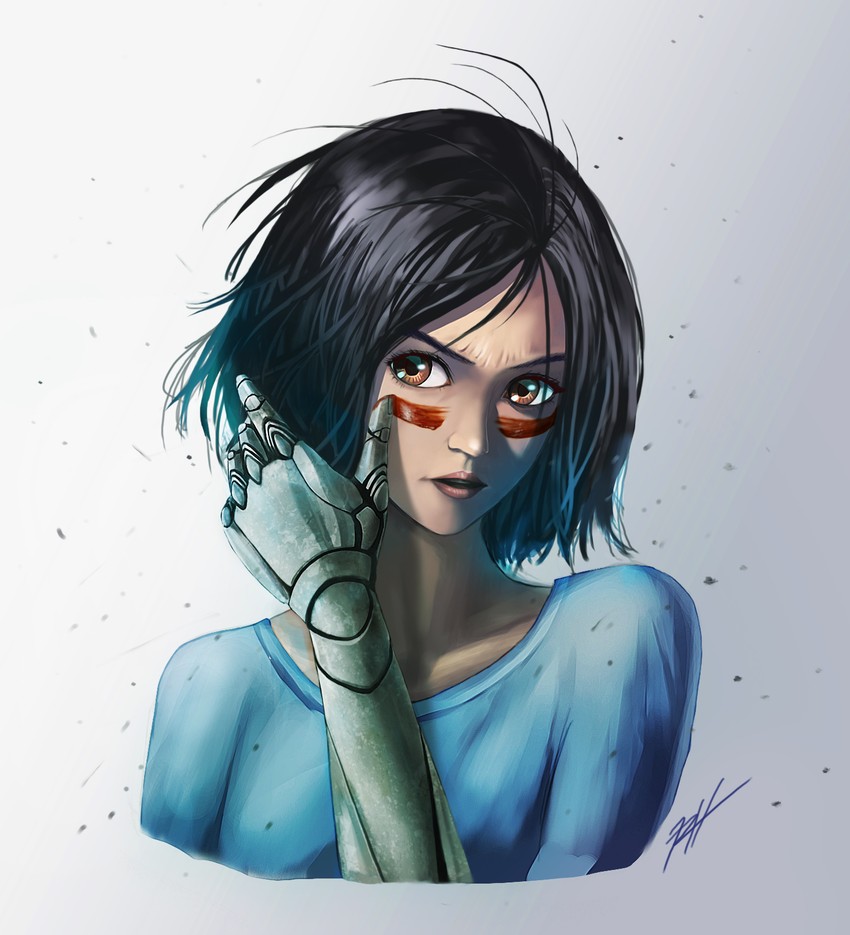 alita (battle angel alita and 1 more) drawn by ranh