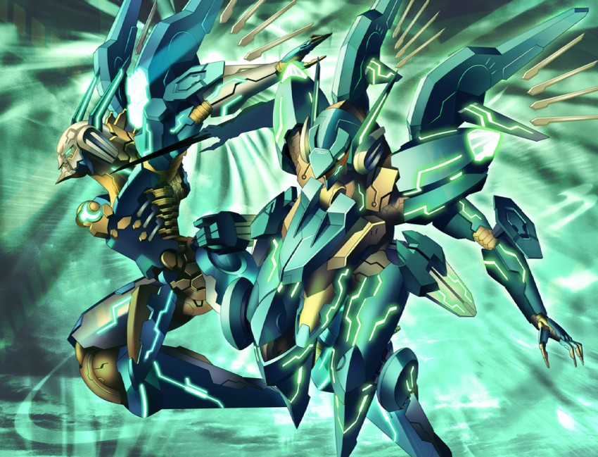 jehuty and naked jehuty (zone of the enders and 1 more) drawn by shiba_tomori