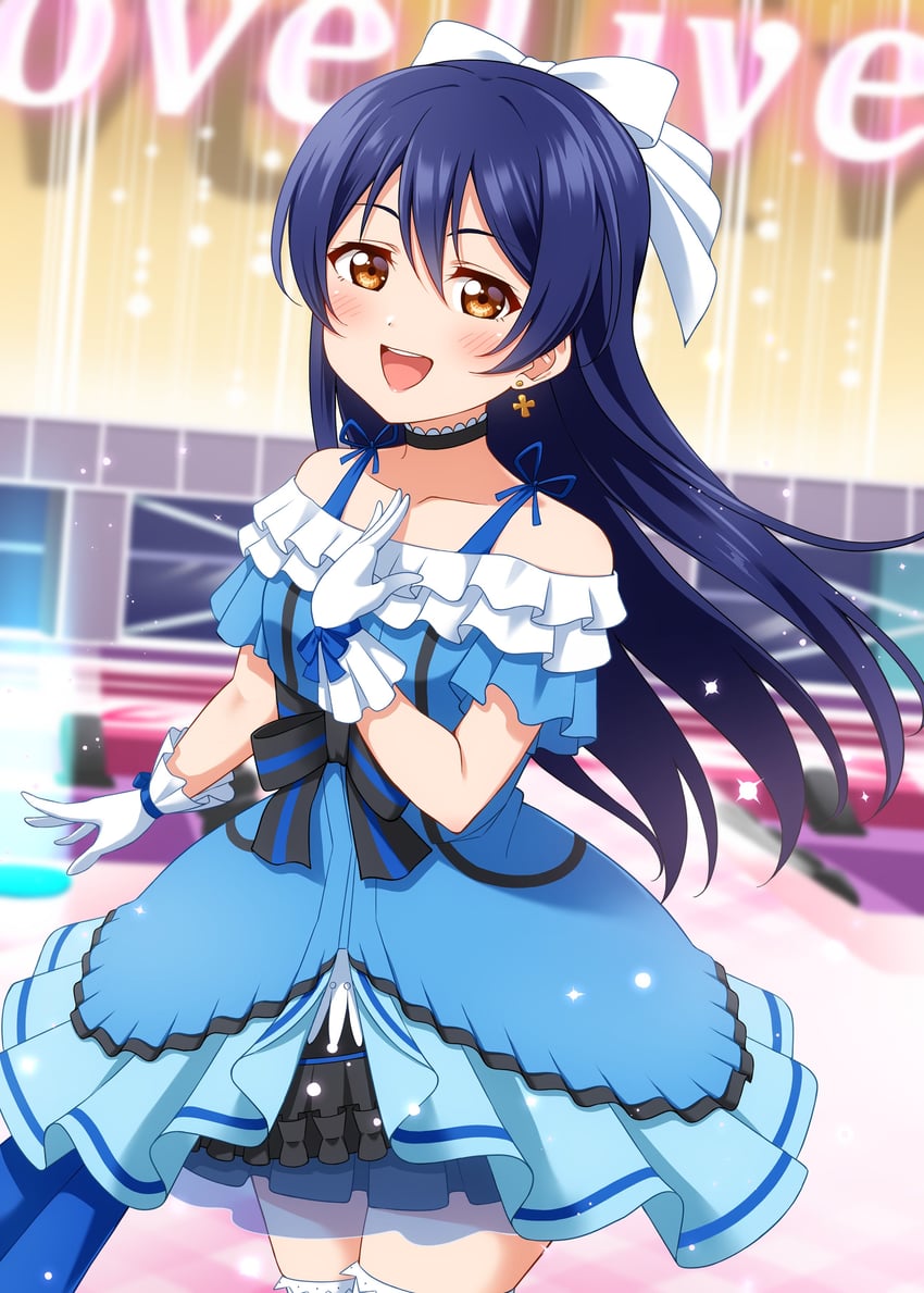sonoda umi (love live! and 1 more) drawn by haruharo_(haruharo_7315)