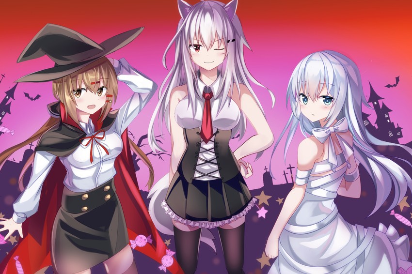 hibiki, verniy, gangut, and tashkent (kantai collection) drawn by fathom