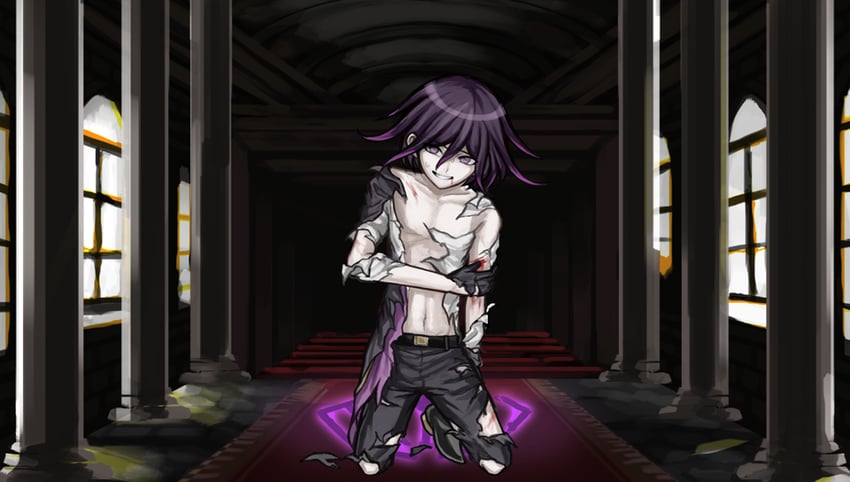 oma kokichi (danganronpa and 1 more) drawn by utou_(utousan)