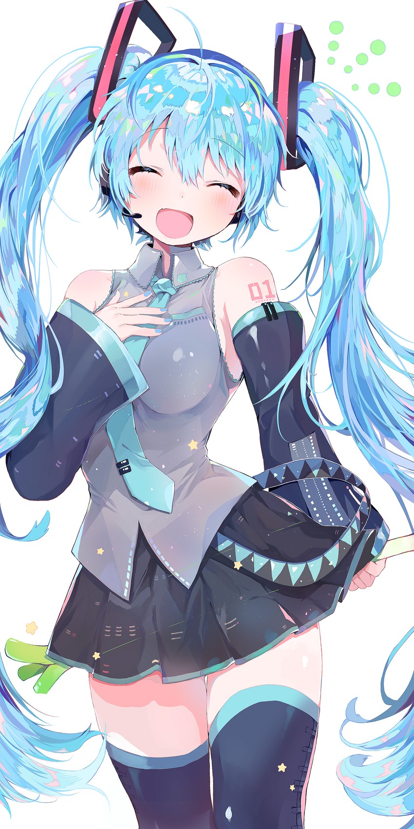 hatsune miku (vocaloid and 1 more) drawn by amakawa_tamawo