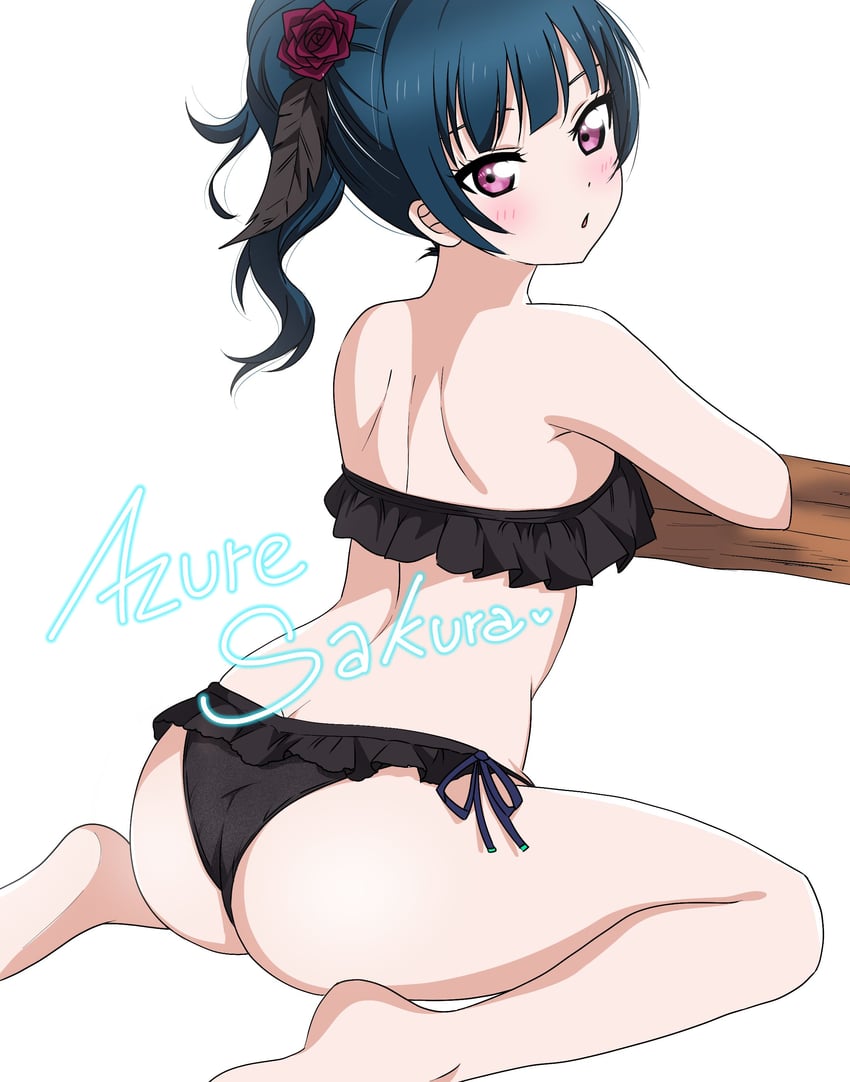 tsushima yoshiko (love live! and 1 more) drawn by azuresakura