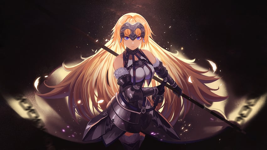 jeanne d'arc (fate and 1 more) drawn by maoii