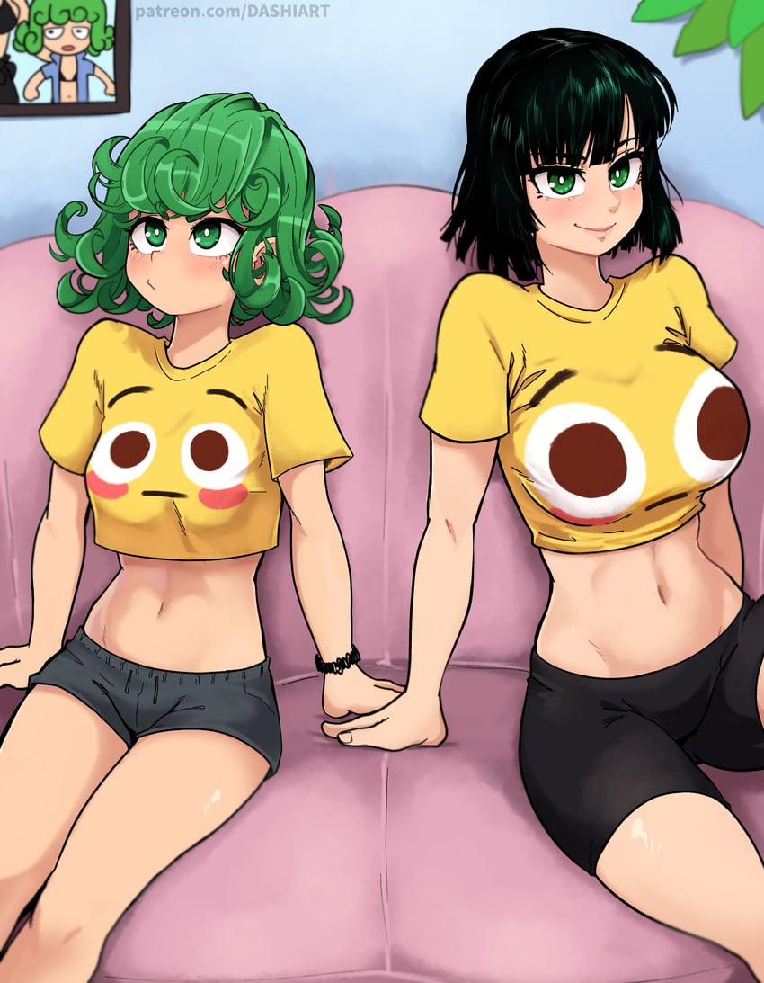 tatsumaki and fubuki (one-punch man) drawn by dashi_(dashiart)