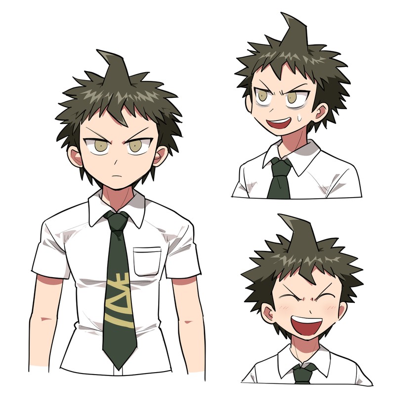hinata hajime (danganronpa and 1 more) drawn by furukawa_(yomawari)