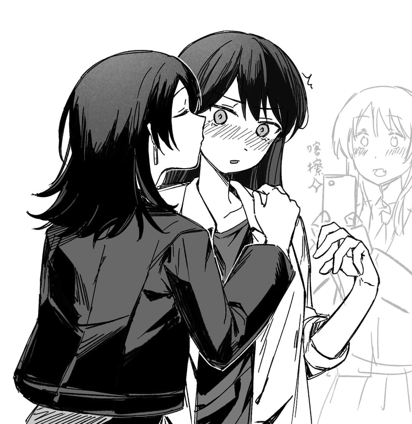 chihaya anon, shiina taki, and yahata umiri (bang dream! and 1 more) drawn by jenjen