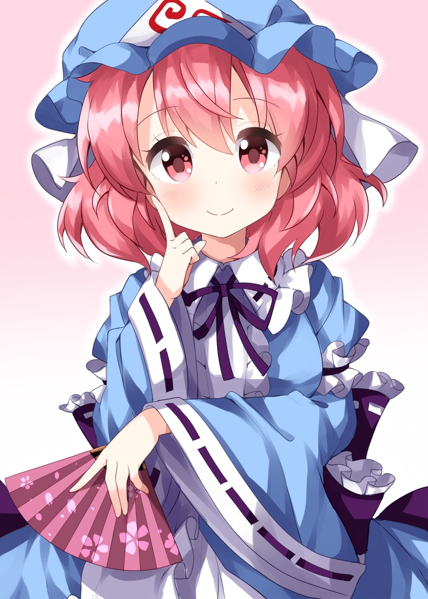saigyouji yuyuko (touhou) drawn by ruu_(tksymkw)