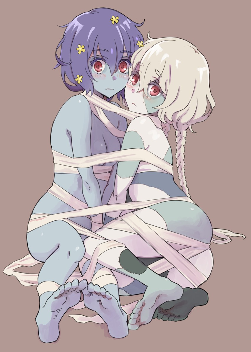 konno junko and mizuno ai (zombie land saga) drawn by yamanori_(yamanori56)