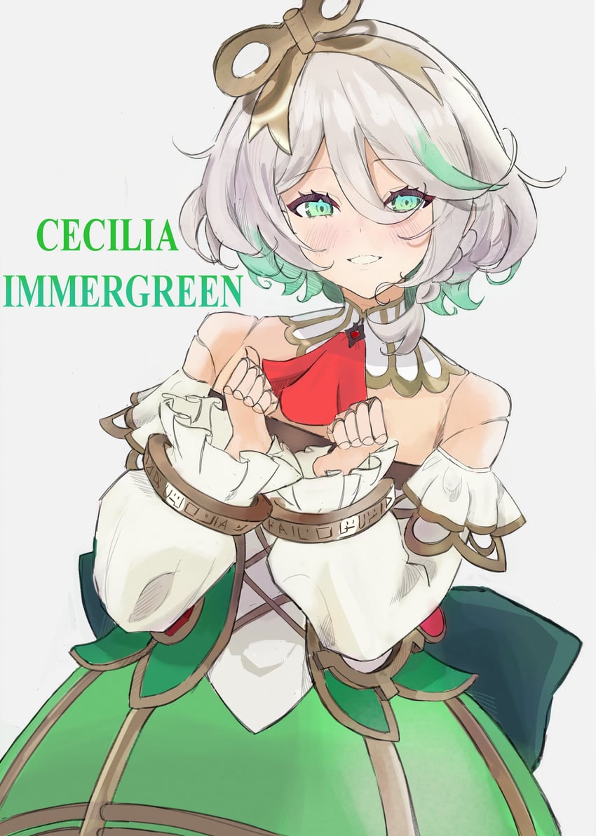 cecilia immergreen (hololive and 1 more) drawn by hassss_a