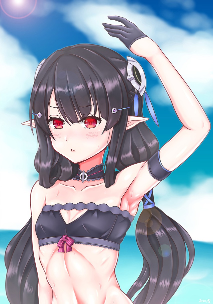 anette (phantasy star and 1 more) drawn by seinz0