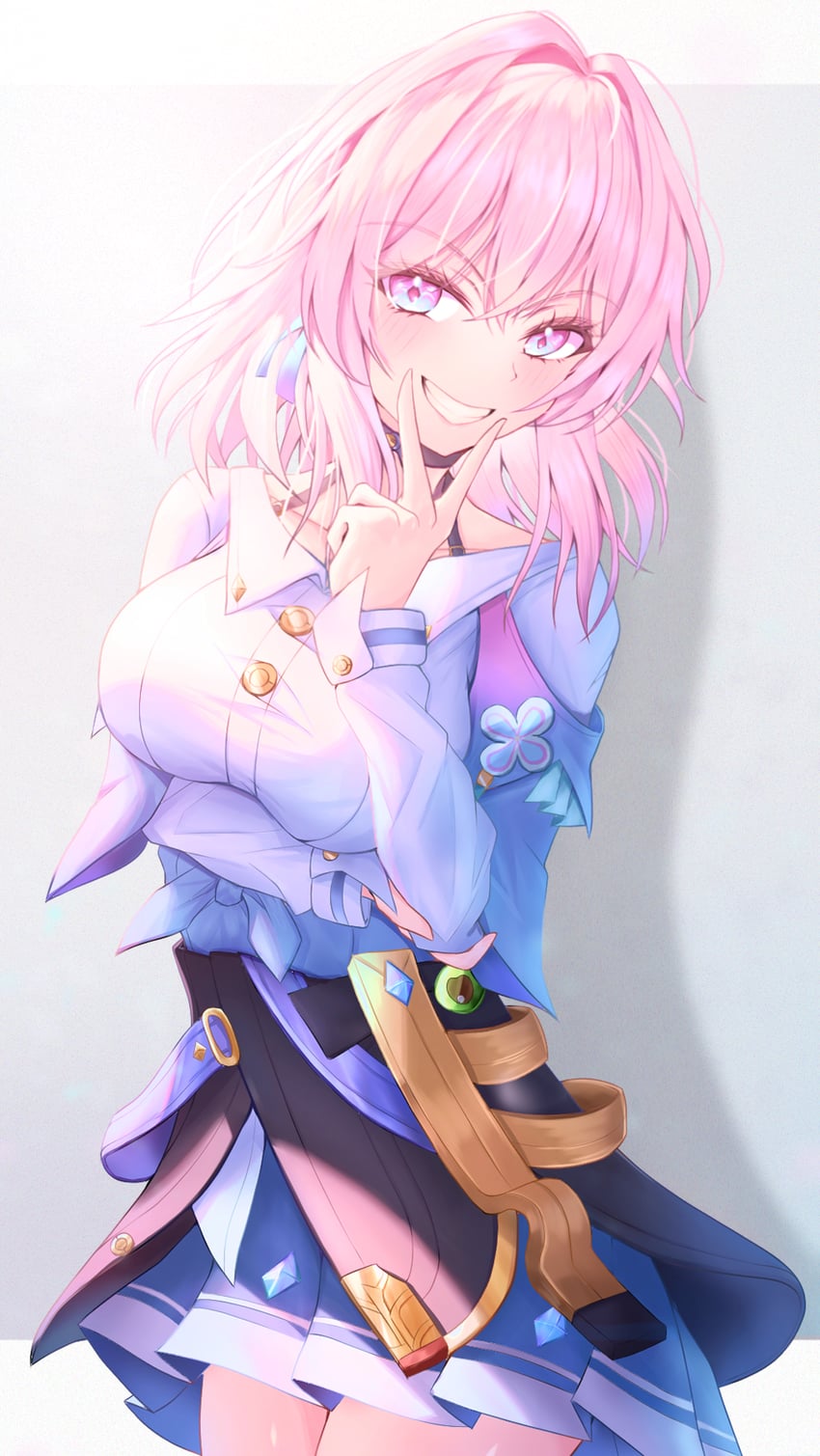 march 7th (honkai and 1 more) drawn by pennosuke
