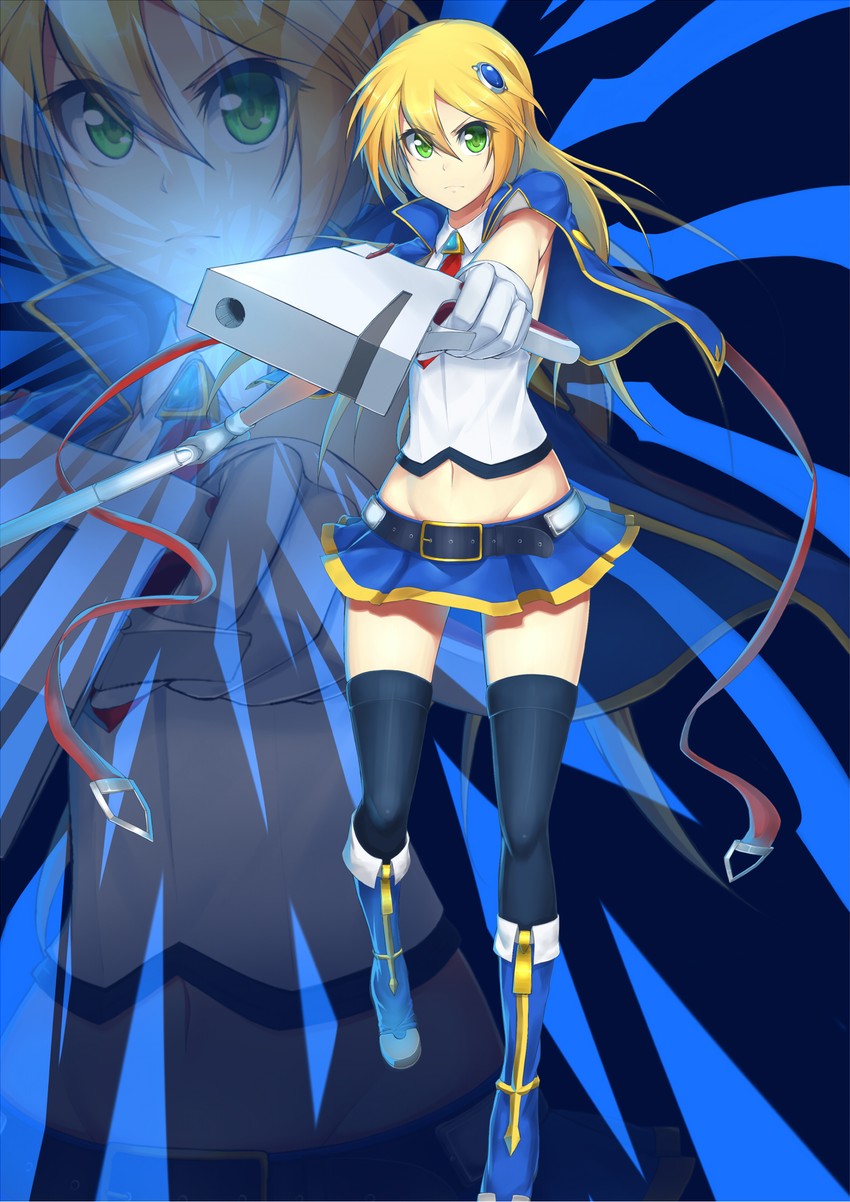 noel vermillion (blazblue and 1 more) drawn by purinnssu
