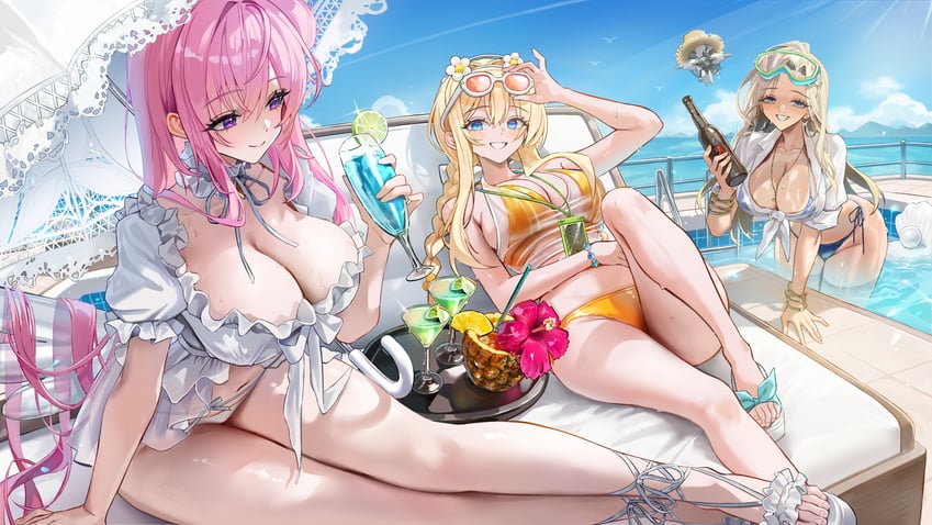 dorothy, centi, and tove (goddess of victory: nikke) drawn by mell_(dmwe3537)