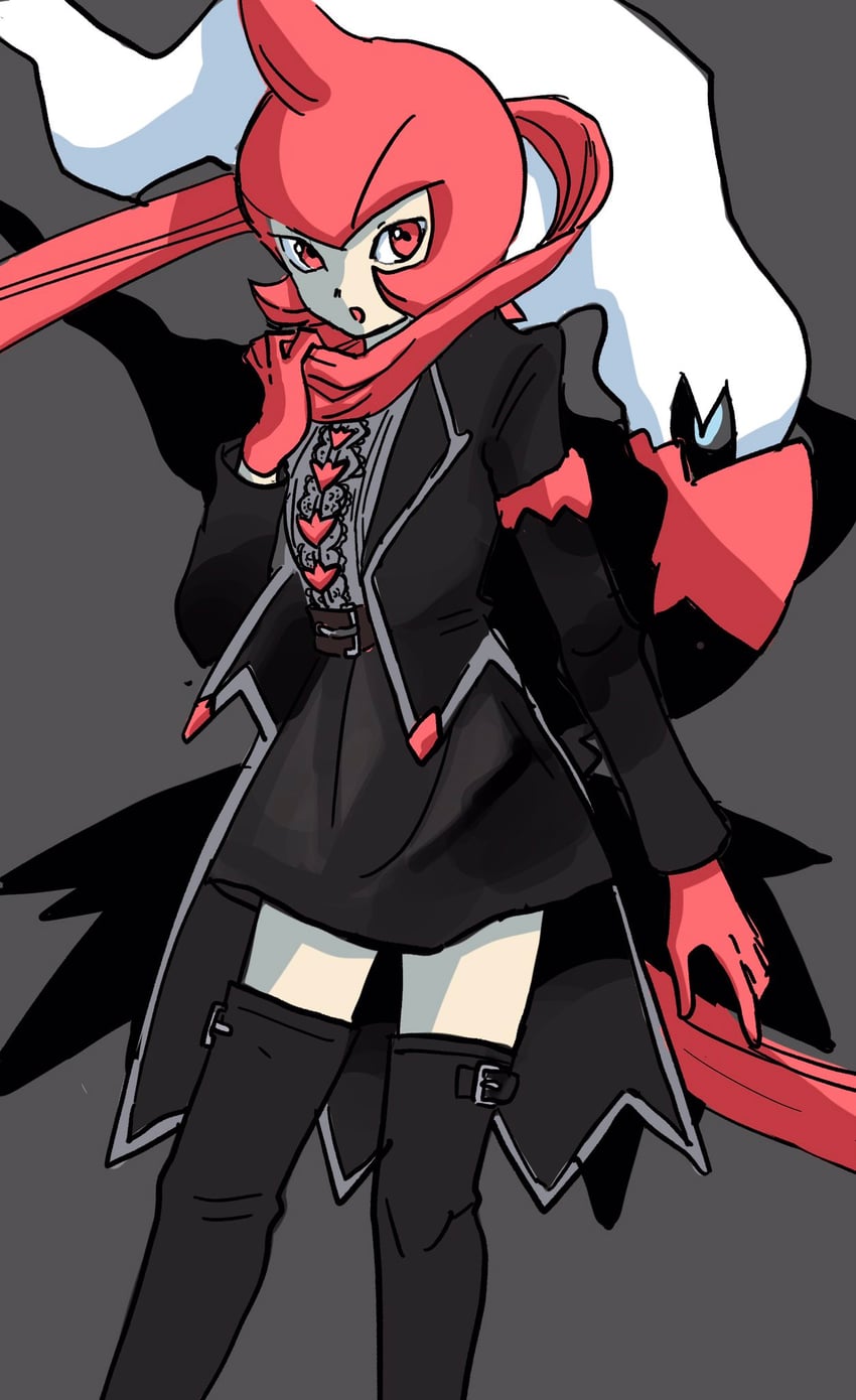 darkrai, cyrus, and mars (pokemon and 2 more) drawn by in_pasio