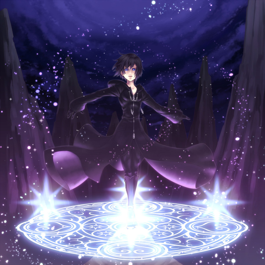 xion (kingdom hearts and 1 more) drawn by banana_gyuunyuu