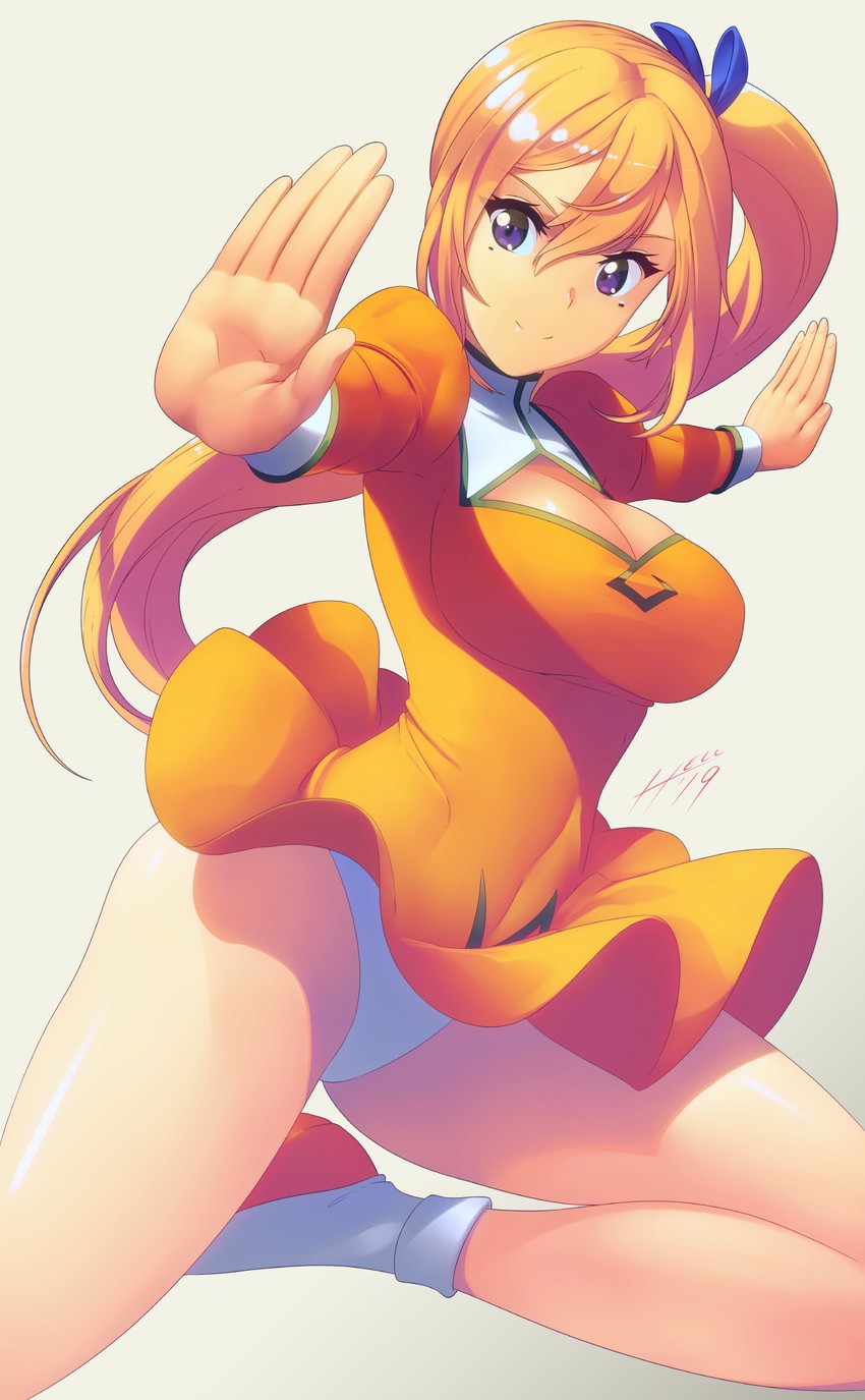 kawakami mai and golden delmo (aika and 2 more) drawn by hell_machina