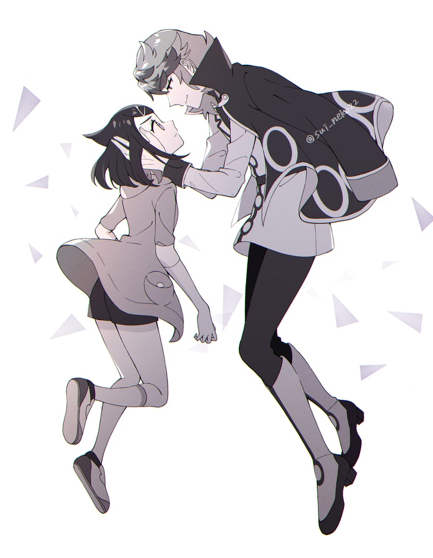 liko and spinel (pokemon and 1 more) drawn by reisui_(sui_neko22)