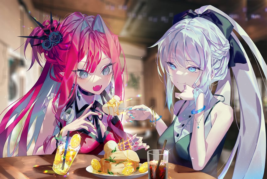 baobhan sith and morgan le fay (fate and 2 more) drawn by emoillu