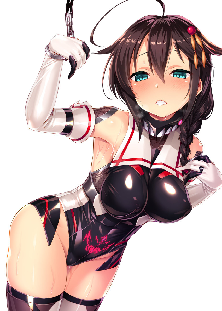 shigure and shigure kai ni (kantai collection and 2 more) drawn by satou_kuuki