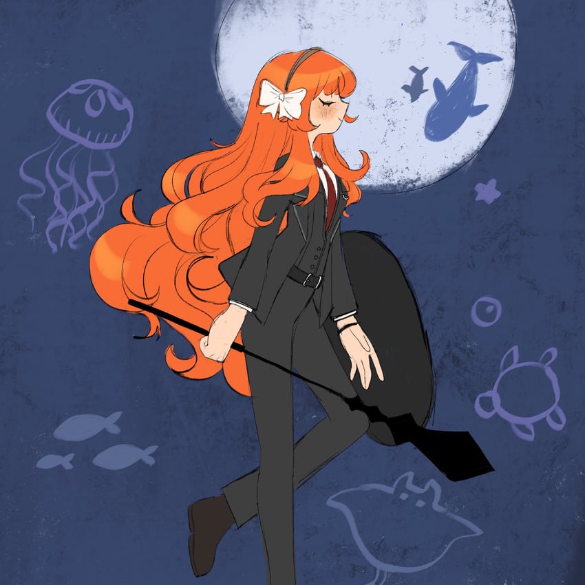 ishmael (project moon and 1 more) drawn by creamfleur