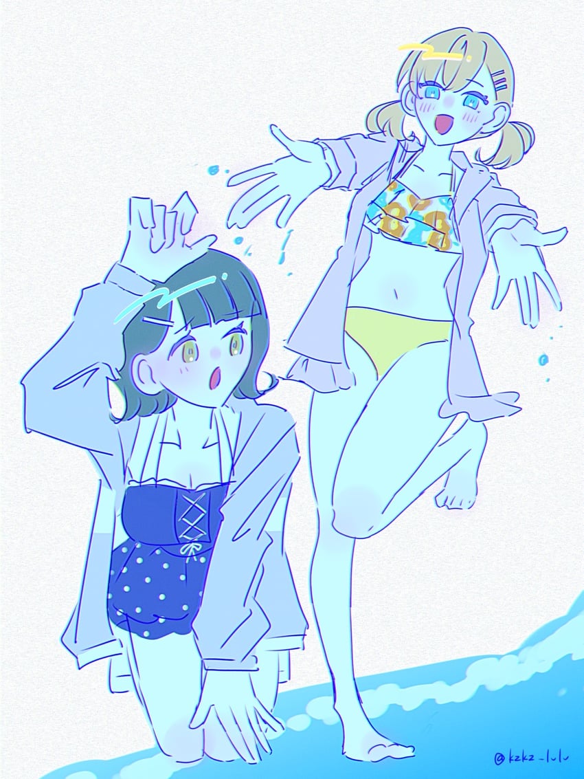 hinoshita kaho and momose ginko (love live! and 1 more) drawn by kzkz_lvlv