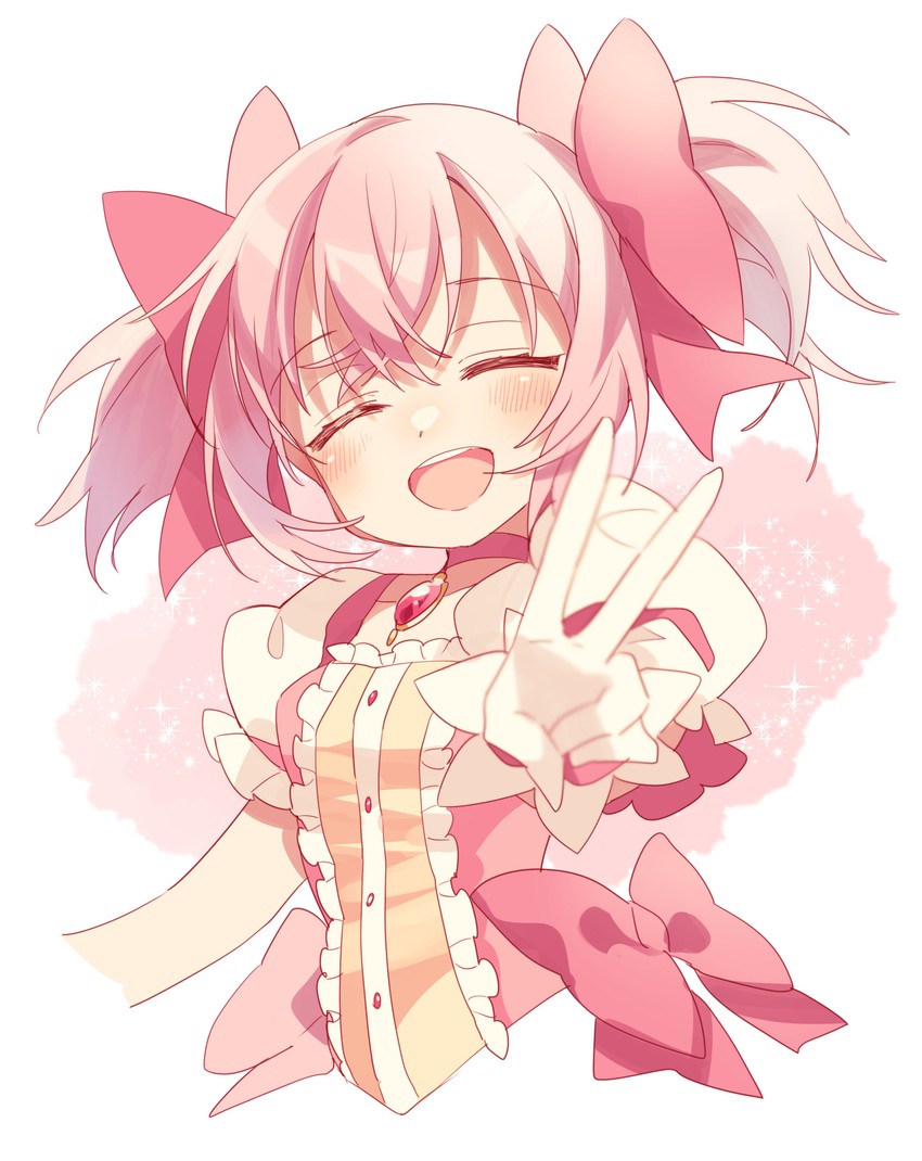 kaname madoka (mahou shoujo madoka magica) drawn by ayumaru_(art_of_life)