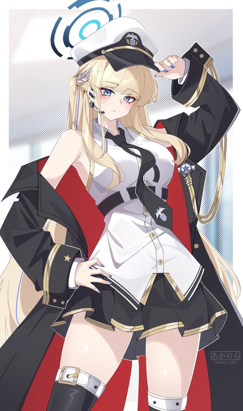 toki, enterprise, and ishikawa yui (blue archive and 2 more) drawn by akanora