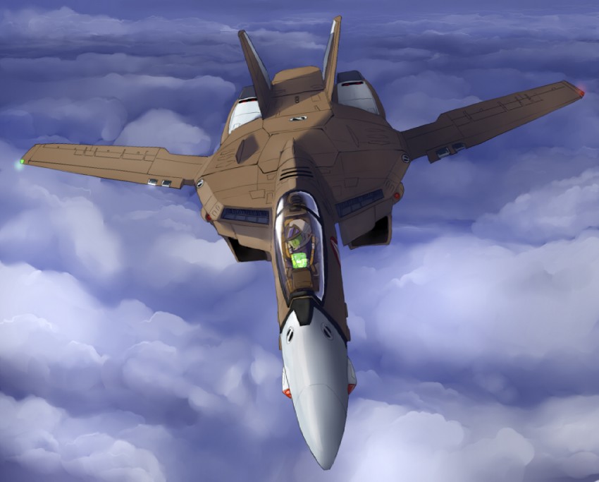 vf-1 and vf-1a (macross and 1 more) drawn by inui_(jt1116)