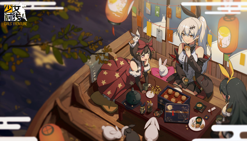 five-seven, sr-3mp, klin, m99, ameli, and 1 more (girls' frontline) drawn by waterkuma