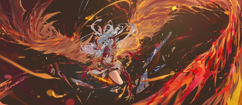 fu hua (honkai and 1 more) drawn by skavenprime