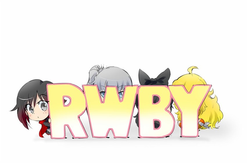 ruby rose, weiss schnee, yang xiao long, and blake belladonna (rwby and 1 more) drawn by iesupa