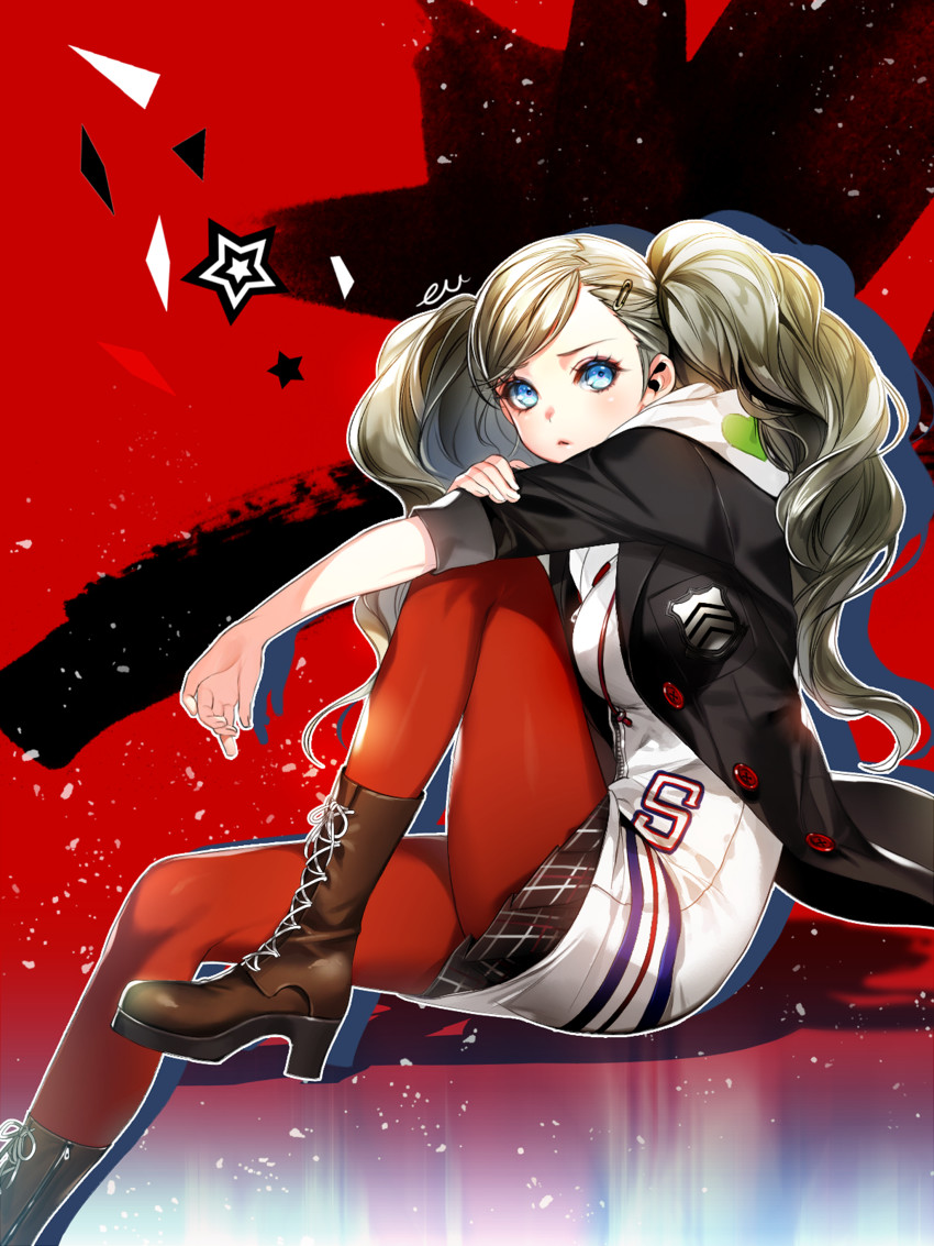 takamaki anne (persona and 1 more) drawn by eu_(euspia)