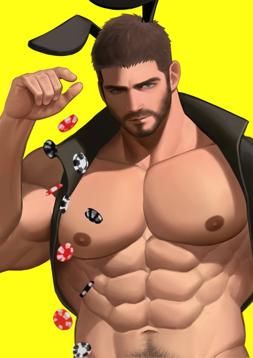 chris redfield (resident evil and 1 more) drawn by gr_goden