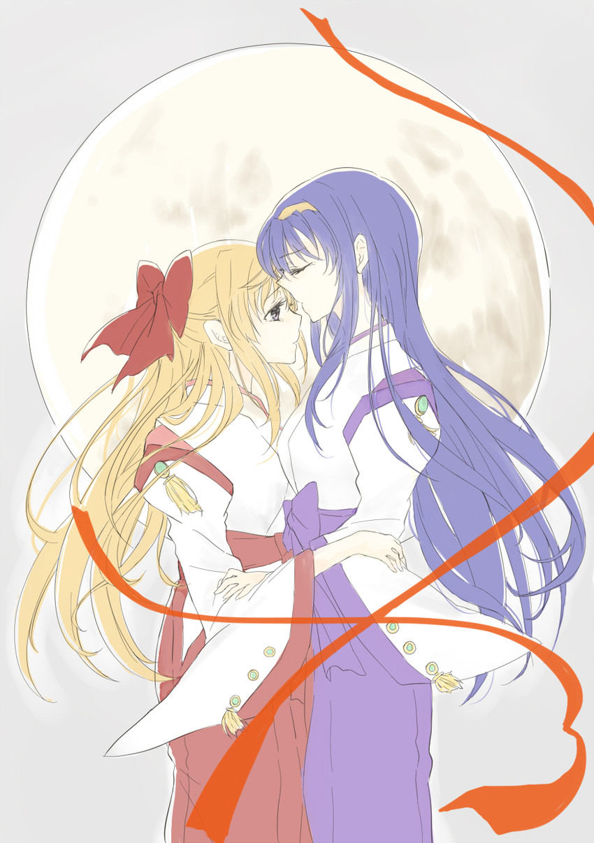 himemiya chikane and kurusugawa himeko (kannazuki no miko) drawn by b_k