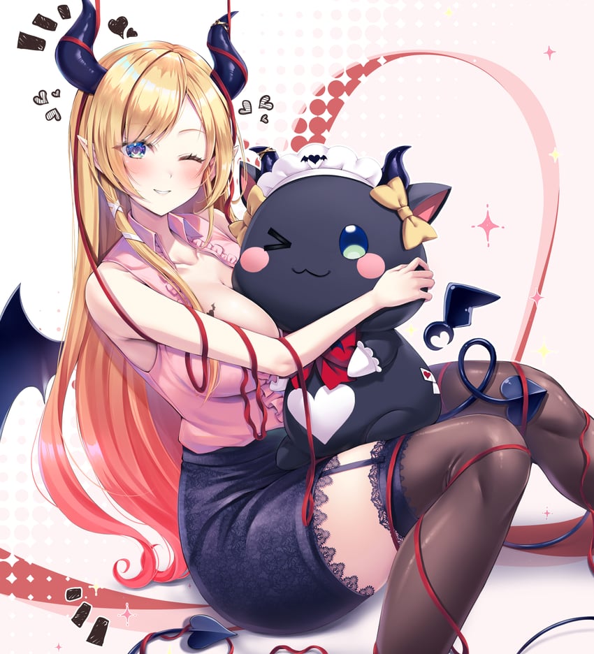 yuzuki choco and chocolat-chan (hololive) drawn by kamishiro_mai_(capti-no)