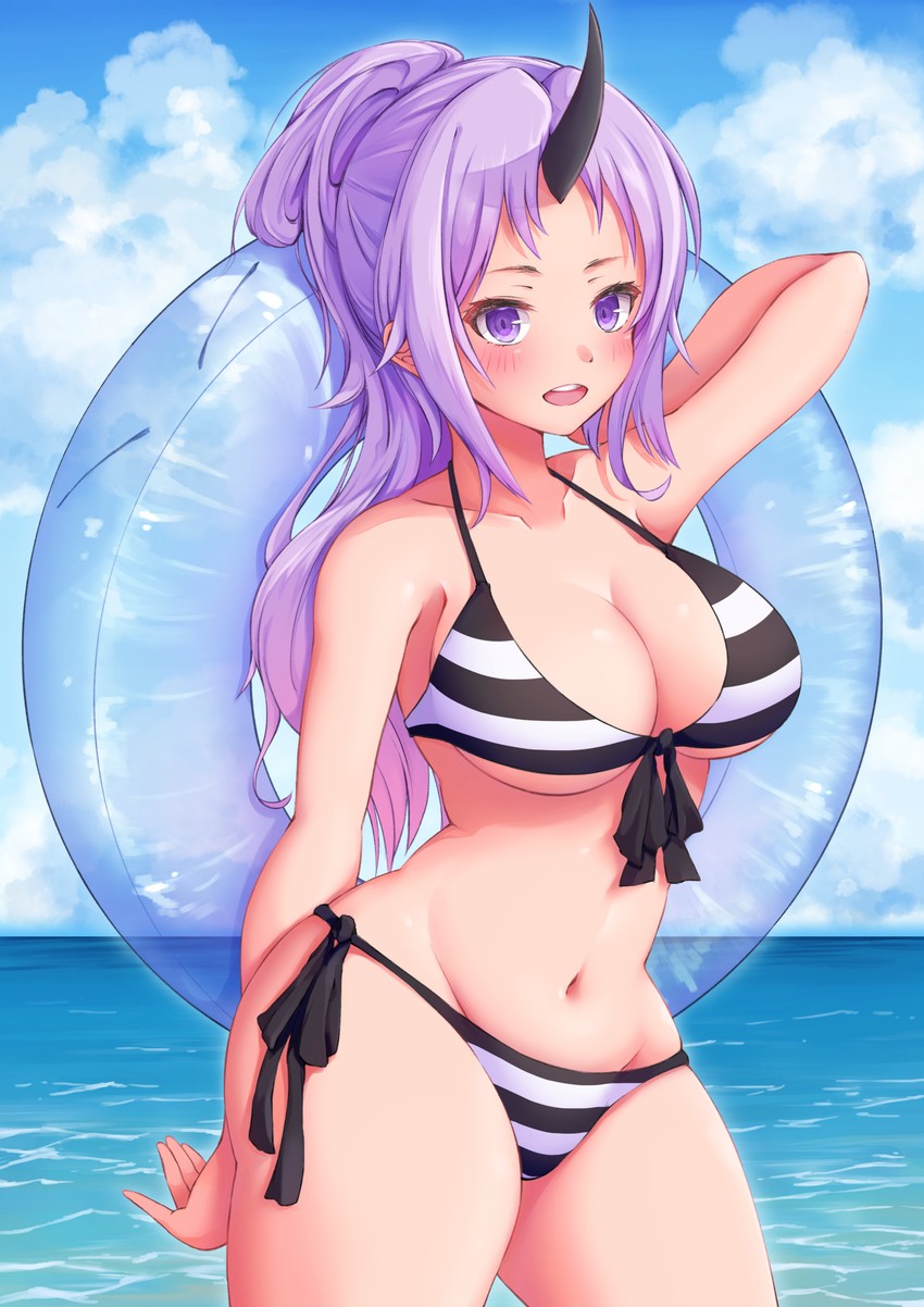 rimuru tempest and shion (tensei shitara slime datta ken) drawn by miso_(b7669726)